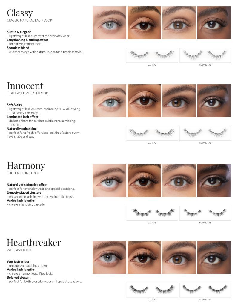 nanolash Pestañas postizas pre-pegadas