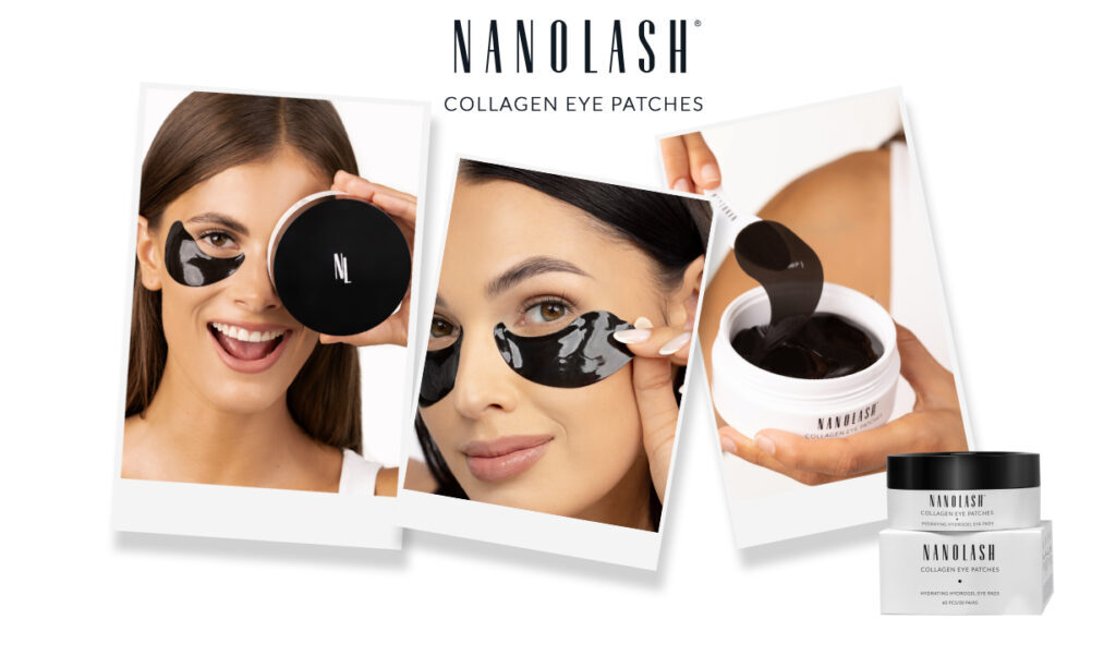 Parches de colágeno para los ojos nanolash